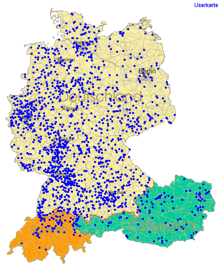 Unsere User in der Übersicht Unsere User in der Übersicht